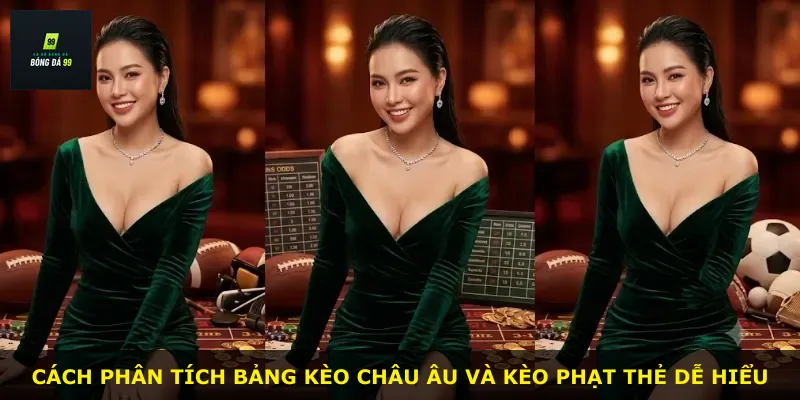 Cách phân tích bảng kèo châu Âu và kèo phạt thẻ dễ hiểu