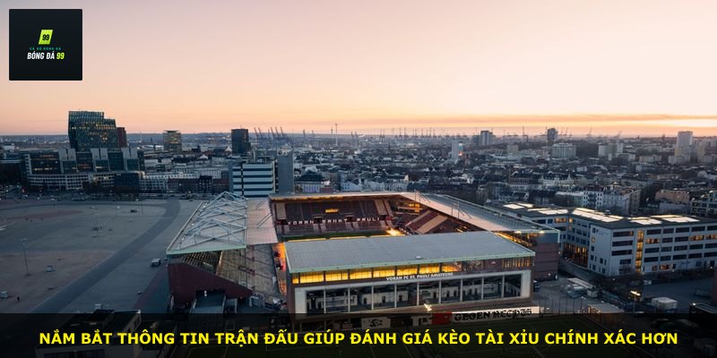 Nắm bắt thông tin trận đấu giúp đánh giá kèo tài xỉu chính xác hơn