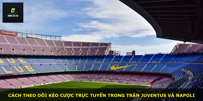 Cách theo dõi kèo cược trực tuyến trong trận Juventus và Napoli