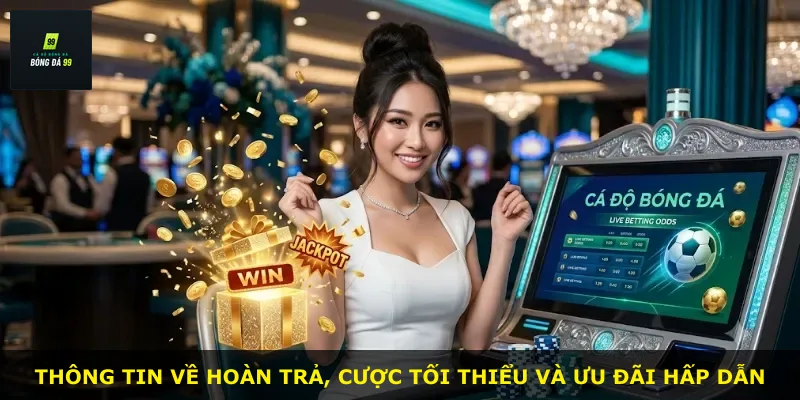 Thông tin về hoàn trả, cược tối thiểu và ưu đãi hấp dẫn